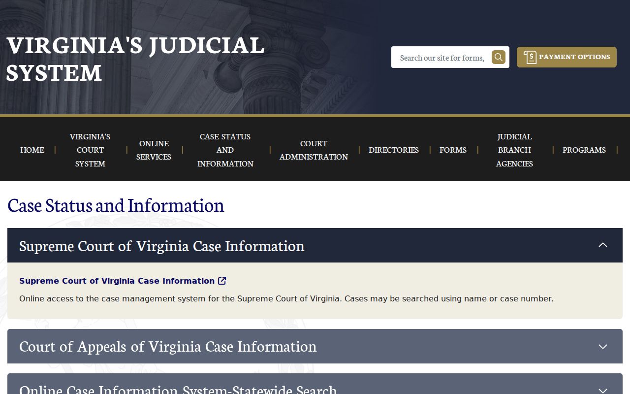 Virginia Hampton City active warrant case-search information